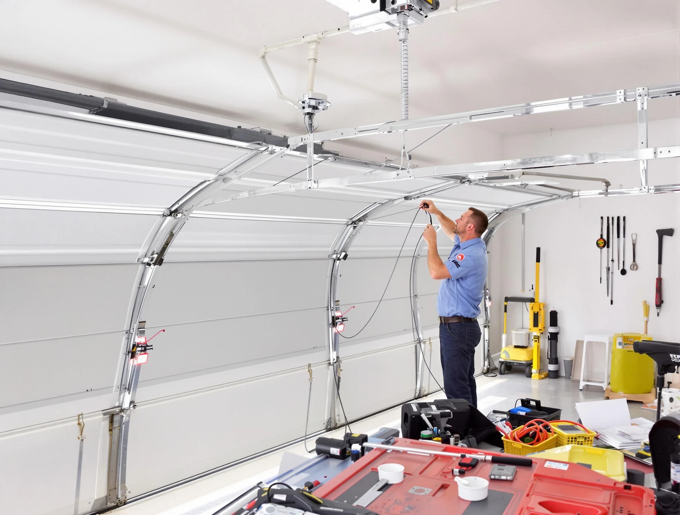 Garage door cable repair service by Temecula Garage Door Repair in Temecula