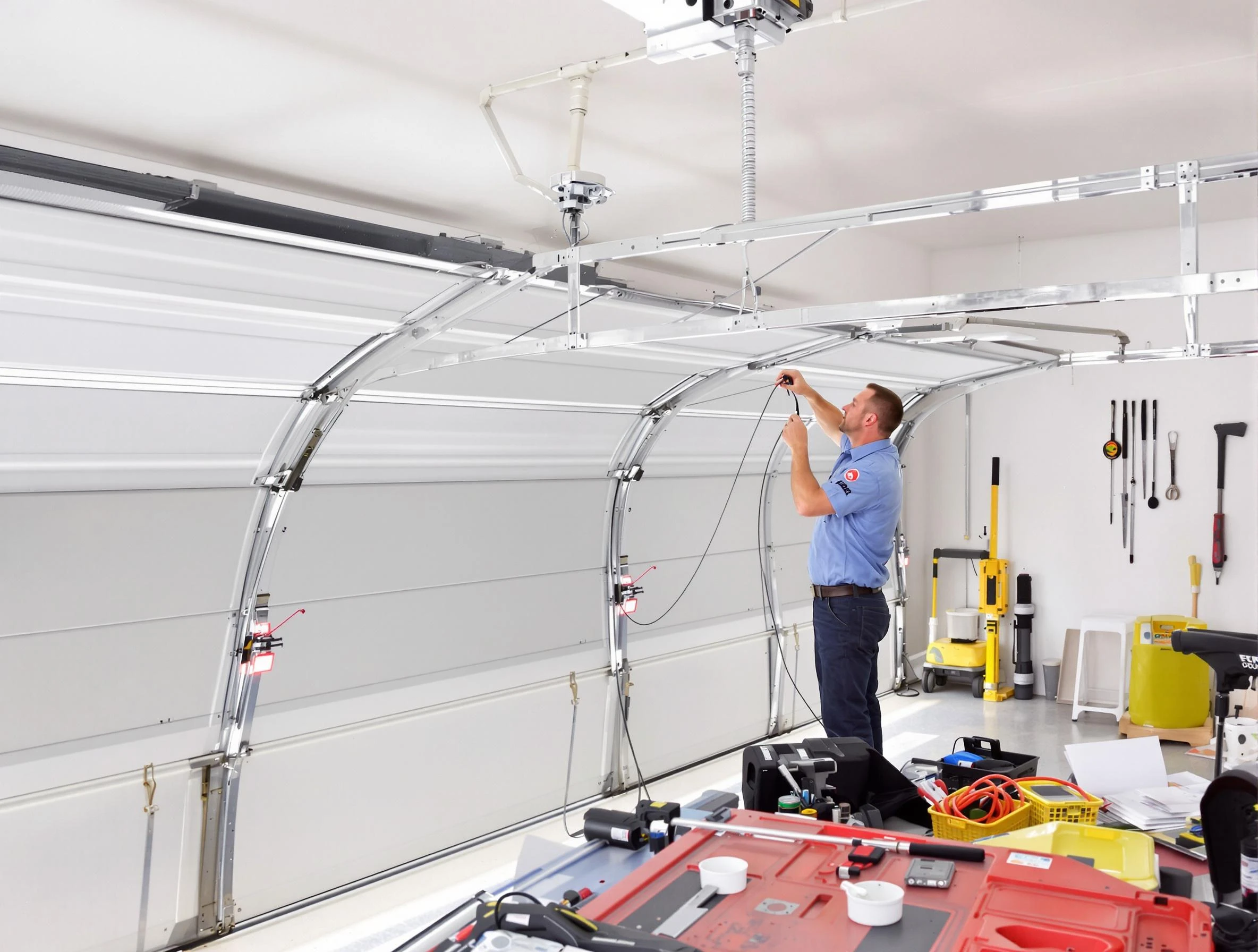 Garage door cable repair service by Temecula Garage Door Repair in Temecula