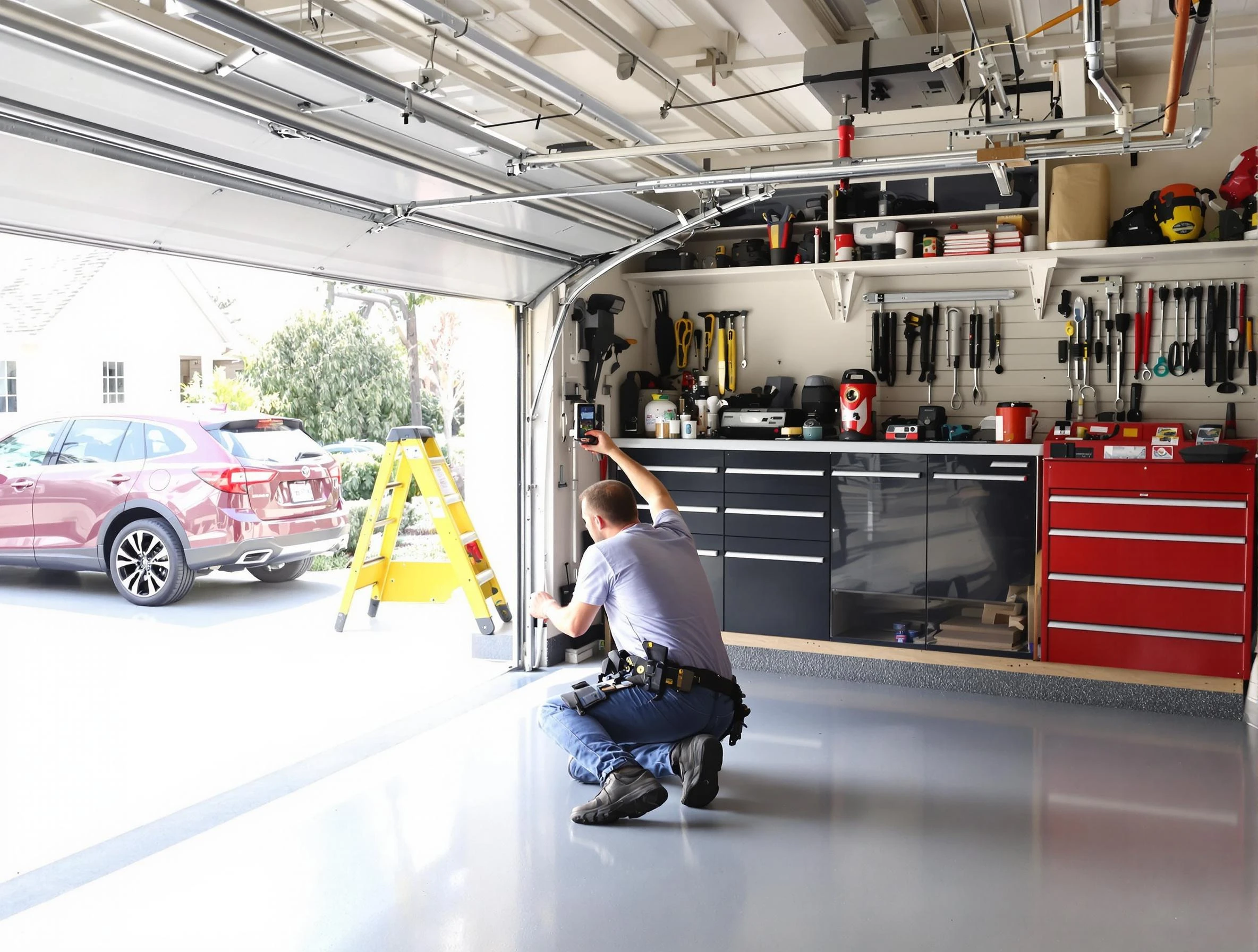 Local garage door repair service by Temecula Garage Door Repair in Temecula