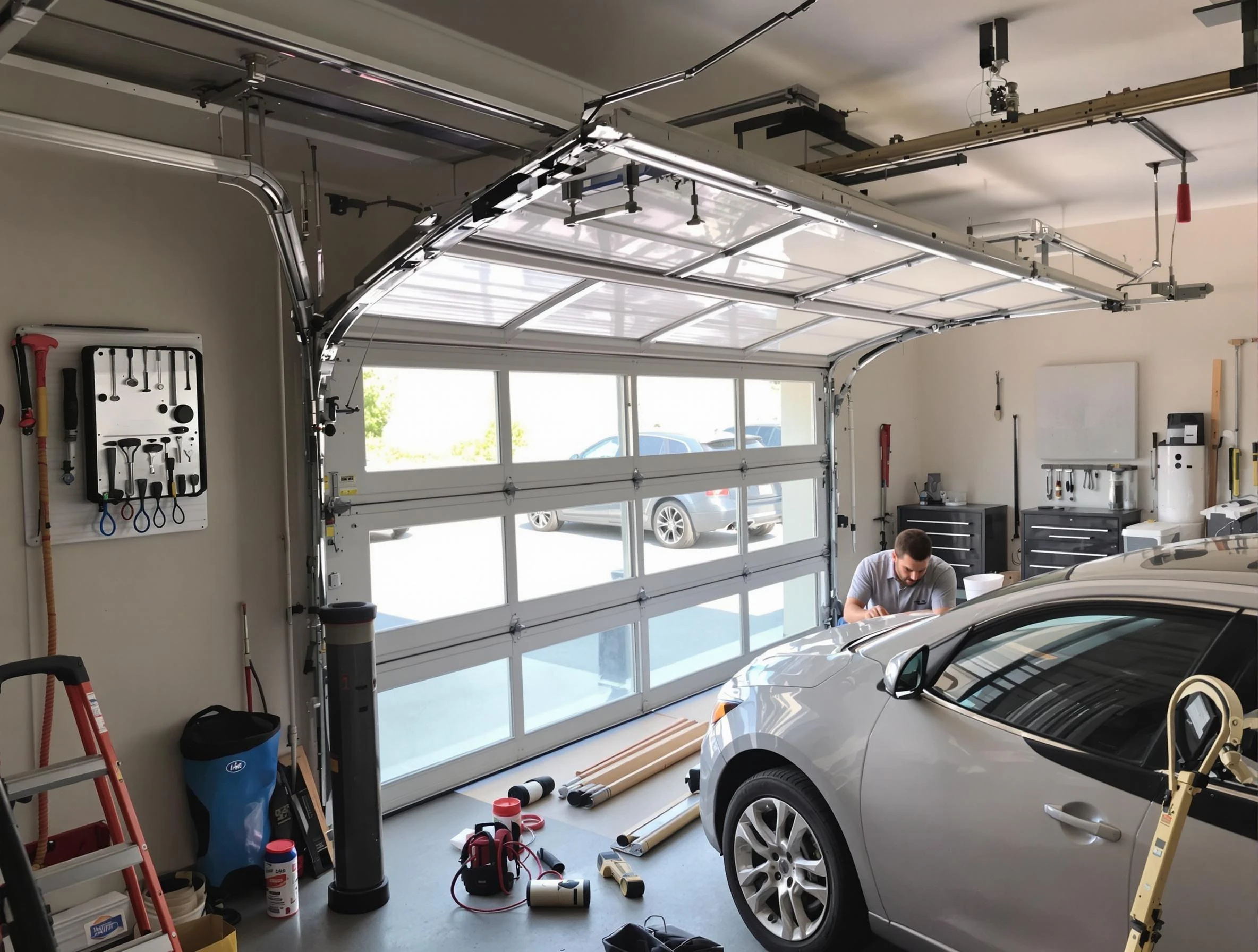 Garage door noise reduction service by Temecula Garage Door Repair in Temecula