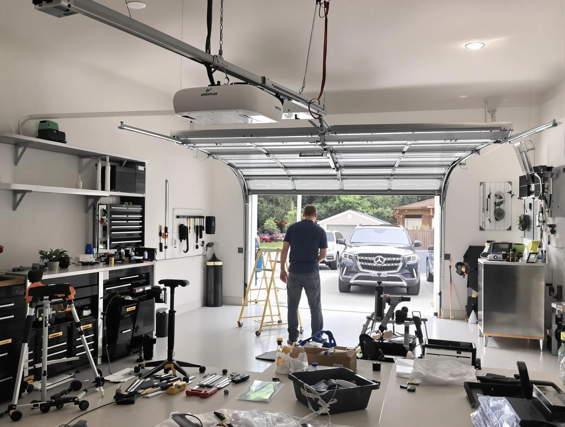 Garage door opener installation by Temecula Garage Door Repair in Temecula