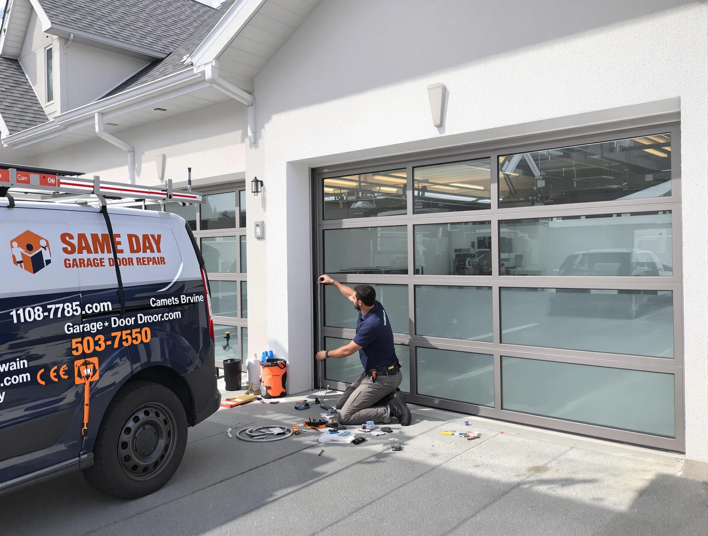 Same-day garage door repair service by Temecula Garage Door Repair in Temecula